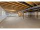Unfinished basement with high ceilings and plenty of potential at 4996 Hummingbird Dr, Brownsburg, IN 46112
