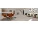 Spacious finished basement with dining area, bar, and lounge space; ideal for entertaining at 1433 Chatham Hills Blvd, Westfield, IN 46074