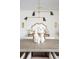 Close up of dining room featuring a table with decor and a buffet with mirror at 11896 Spring Mill Rd, Carmel, IN 46032