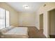 Spacious bedroom offers lots of light, neutral colors, and versatile layout options at 232 N Church St, Morgantown, IN 46160