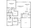 Detailed floor plan showcasing the layout of the home, including the primary suite and kitchen at 8165 Cindy Cir, Martinsville, IN 46151