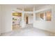 Open-concept living area showcasing kitchen and staircase at 1463 Hamilton Dr, Greenwood, IN 46143