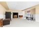 Basement features carpet flooring and a workout area at 719 Trent Dr, Greenwood, IN 46143