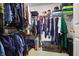 Walk in closet offering ample shelving, hanging clothes and storage at 719 Trent Dr, Greenwood, IN 46143