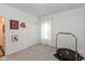 Bright bedroom features a wardrobe closet, soft carpet, and a window at 8118 Ambrosia Ln, Pendleton, IN 46064