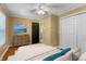 Spacious bedroom with ample closet space and a calming atmosphere at 7709 Elk Dr, Nineveh, IN 46164