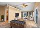 Open Gathering room with foosball table, and access to kitchen at 7709 Elk Dr, Nineveh, IN 46164