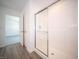 Bright, well-lit bathroom with a walk-in shower and glass doors at 1217 Fleming Dr, Greenfield, IN 46140