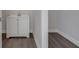 Simple bathroom with a new vanity and wood floors at 405 E 9Th St, Sheridan, IN 46069