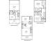 Two-story home floor plan with two bedrooms and two baths at 460 W Smoky Row, Carmel, IN 46032