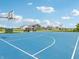 Community outdoor blue basketball court with hoops offers recreational opportunities at 236 Sam Himsel Way, Danville, IN 46122