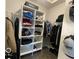 Spacious walk-in closet with custom shelving and ample storage for clothing and accessories at 3503 W 100 N, Bargersville, IN 46106