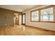 This room features hardwood floors and natural light from two big windows at 5861 S 100 W, Fountaintown, IN 46130