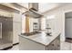 The kitchen boasts stainless steel appliances, granite countertops, and a functional center island at 2036 N Talbott St, Indianapolis, IN 46202