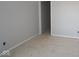 Unfinished bedroom with gray walls and white trim at 4180 Bozeman Way, Bargersville, IN 46106