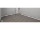 Neutral bedroom features gray carpet, white trim, and a white door at 4193 Bozeman Way, Bargersville, IN 46106