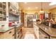 Kitchen featuring stainless steel appliances, granite counters, and custom cabinets at 7258 N Richardson Dr, Morgantown, IN 46160