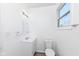 Clean bathroom with white vanity and toilet at 4902 N Park Ave, Indianapolis, IN 46205