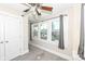 Well-lit bedroom with window and spacious closet at 4902 N Park Ave, Indianapolis, IN 46205