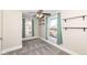 Cozy bedroom with built-in shelves and neutral carpeting at 4902 N Park Ave, Indianapolis, IN 46205