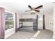 Bedroom with bunk bed and ample natural light at 4902 N Park Ave, Indianapolis, IN 46205