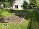 Spacious backyard with garden beds and a well-kept lawn, ideal for outdoor activities at 534 Austrian Way, Avon, IN 46123