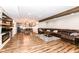 Finished basement with a bar, seating area, and entertainment at 6252 Sugar Maple Dr, Zionsville, IN 46077