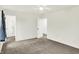 Bedroom featuring carpet, fresh paint, and multiple doorways for easy access to other rooms at 794 Princeton Ln, Westfield, IN 46074