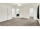 Expansive bedroom boasting plush carpet with access to a bathroom and walk-in closet for convenience at 794 Princeton Ln, Westfield, IN 46074