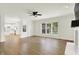 Open living space with hardwood floors and a view to the kitchen at 794 Princeton Ln, Westfield, IN 46074