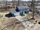 Two story home features an attached garage and a well-maintained front yard at 839 Fernwood Ct, Indianapolis, IN 46234