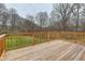 Wooden deck with natural views at 104 Mohawk Ln, West Lafayette, IN 47906