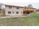 Back exterior view with walkout and deck at 104 Mohawk Ln, West Lafayette, IN 47906