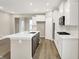 Kitchen with island and stainless steel dishwasher at 18322 Depoe Ln, Westfield, IN 46074
