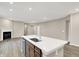 Kitchen island with stainless steel dishwasher at 18322 Depoe Ln, Westfield, IN 46074