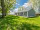 Backyard view of the home showcasing the spacious lawn at 104 W County Road 500 S, Clayton, IN 46118