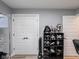 Hobby room with shelves and Star Wars and Mandalorian helmet collection at 104 W County Road 500 S, Clayton, IN 46118
