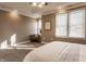 Bright bedroom with a queen bed and ample natural light at 2016 Central Ave, Indianapolis, IN 46202