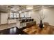 Open concept kitchen and dining area with modern finishes at 2016 Central Ave, Indianapolis, IN 46202