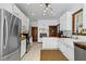 Modern kitchen with stainless steel appliances and white cabinets at 26735 Six Points Rd, Sheridan, IN 46069