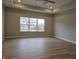 Dining room with hardwood floors and a ceiling fan at 2331 Saddle Dr, Shelbyville, IN 46176