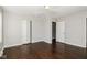 Bedroom featuring closet space, neutral walls and hardwood flooring at 5060 Staughton Dr, Indianapolis, IN 46226