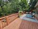 Spacious deck featuring lounge chairs and potted plants, perfect for enjoying the outdoor ambiance at 620 Valley Dr, Martinsville, IN 46151