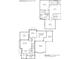 Second level floor plan, 796 sq ft, including bedrooms and loft at 4325 Hamilton Run, Zionsville, IN 46077