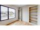 Home office with built-in shelves and large window overlooking the street at 4325 Hamilton Run, Zionsville, IN 46077