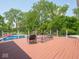 Enjoy outdoor lounging on a lovely deck with pool views, perfect for relaxing at 5784 N 600 E, Greenfield, IN 46140