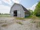 View of the barn, showcasing its large size and access to surrounding fields at 5784 N 600 E, Greenfield, IN 46140