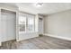 Bright bedroom with hardwood floors and window seat at 606 N Colorado Ave, Indianapolis, IN 46201