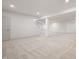 Unfinished basement featuring modern recessed lighting, neutral paint, and carpeted flooring at 798 Leila Mae Ln, Westfield, IN 46074
