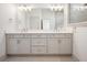 Modern bathroom features double vanity, ample cabinet space, and sleek design at 798 Leila Mae Ln, Westfield, IN 46074